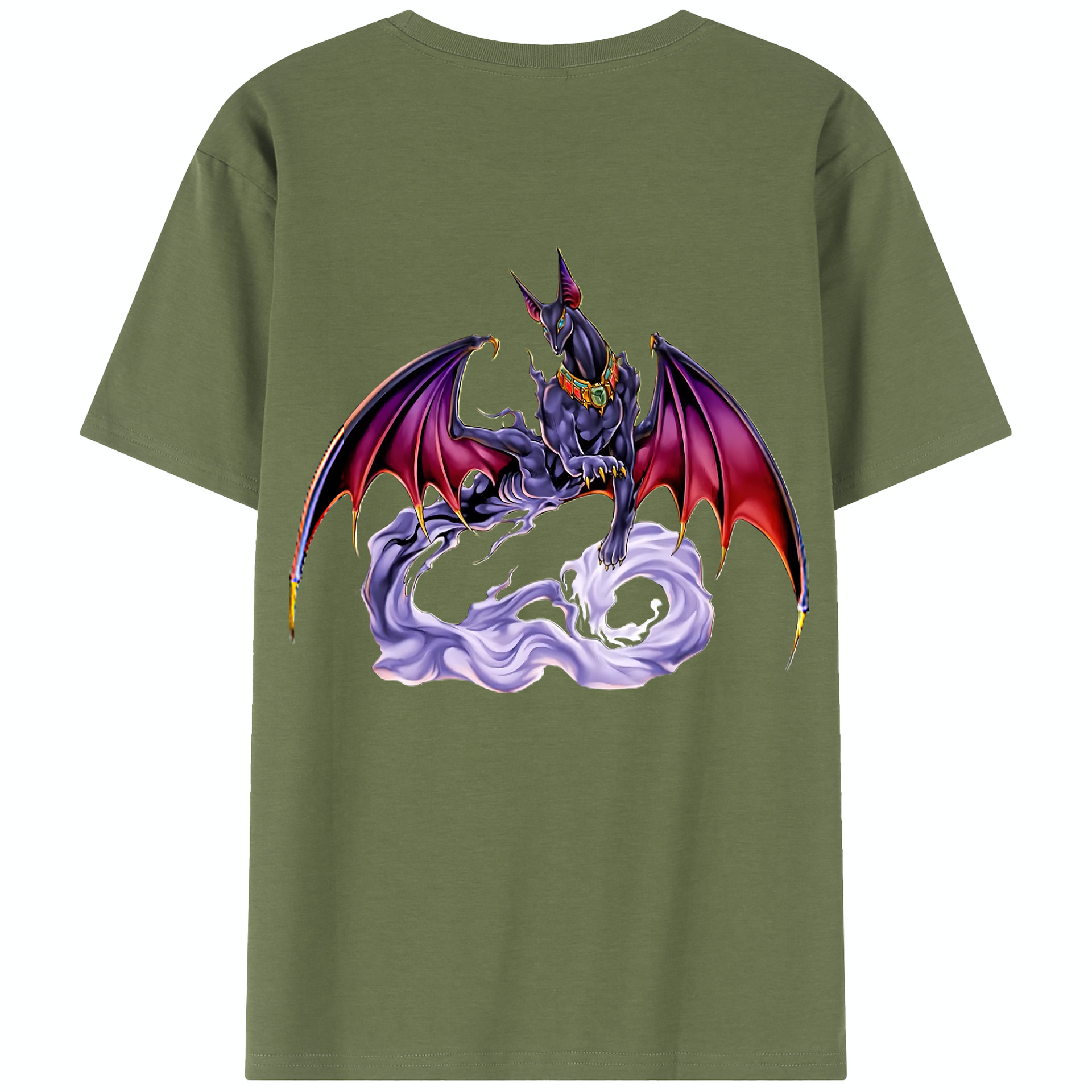 （画像用） 遊☆戯☆王 Yu-Gi-Oh! 綿100％半袖Tシャツ（背面プリント）